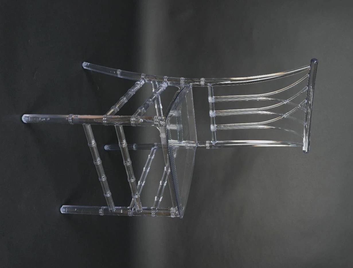 Acrylic Chair Long Cross Back